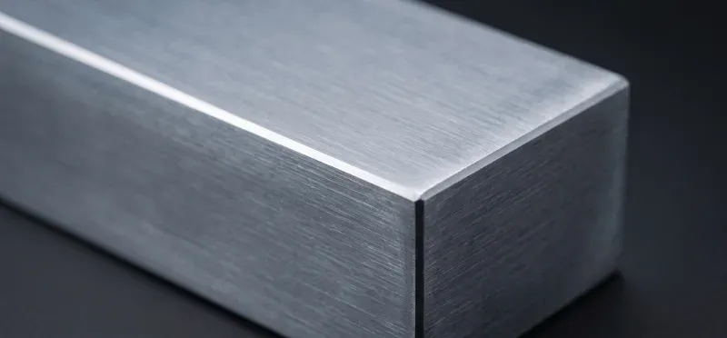 Burr-free, crack-free antimony ingot surface quality